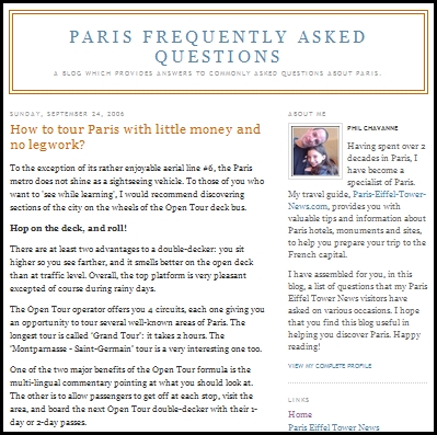 Paris FAQ Blog by Philippe Chavanne and Vincent Ramelli
